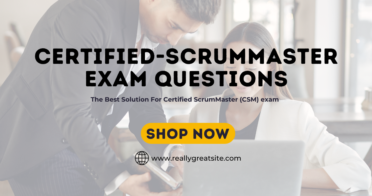 Certified-ScrumMaster exam dumps